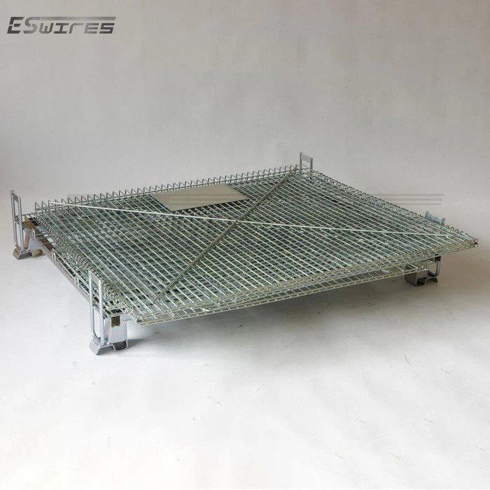 metal wire storage cages fold