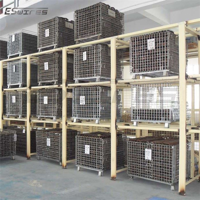 Wire Mesh Pallet Basket Container